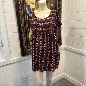 Forever 21 Navajo pattern t-shirt dress